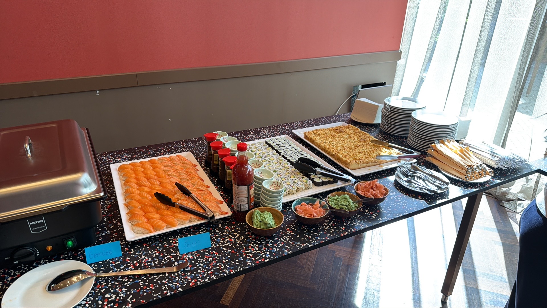 Buffet-Auswahl für das Marco Polo Catering